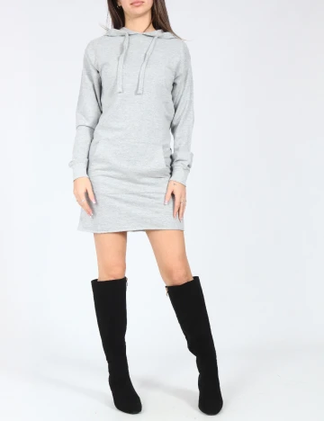 Rochie scurta Bershka, gri