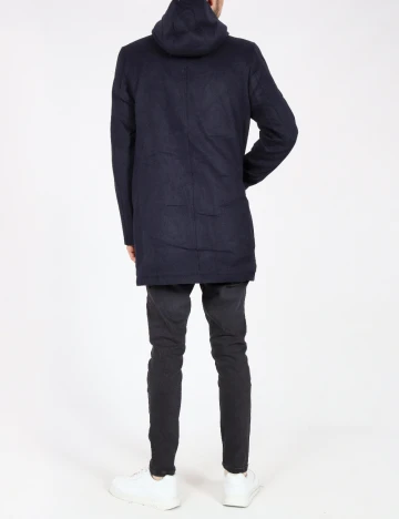 Palton Zara, bleumarin