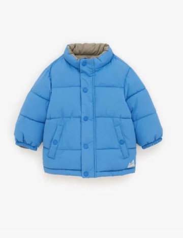 
						Geaca reversibila Zara, albastru/gri