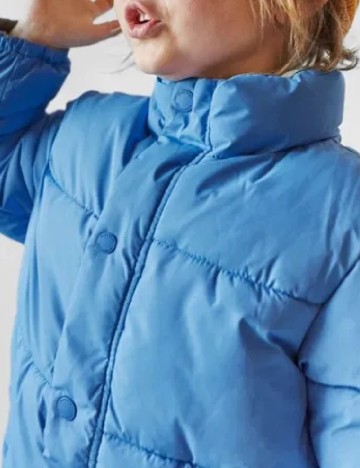 Geaca reversibila Zara, albastru/gri