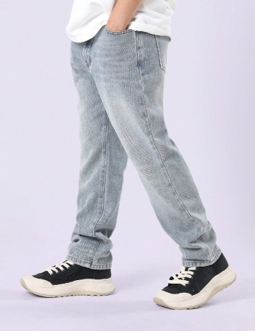 
						Blugi Shein Kids, albastru