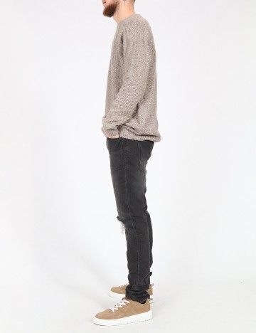 Blugi Pull&Bear, gri inchis