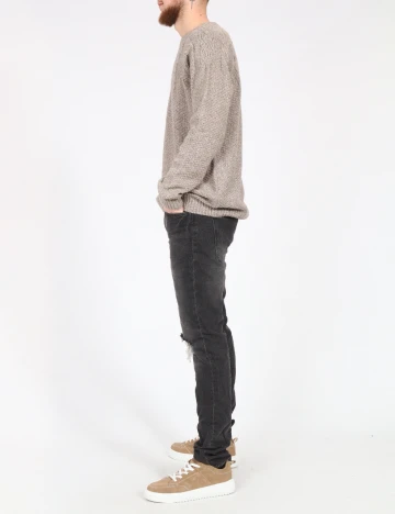 Blugi Pull&Bear, gri inchis