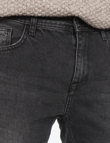 Blugi Pull&Bear, gri inchis