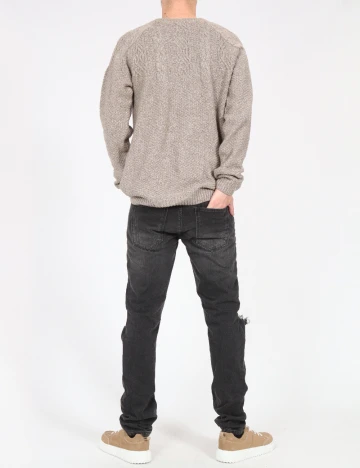 Blugi Pull&Bear, gri inchis