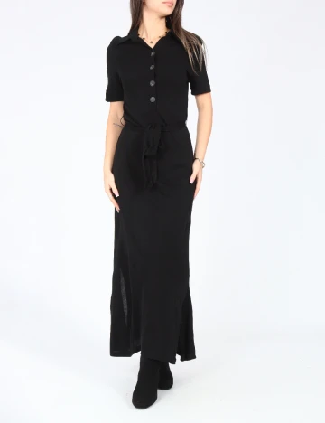 Rochie lunga Massimo Dutti, negru