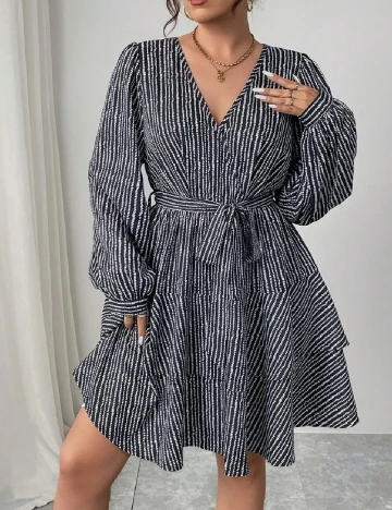 Rochie scurta SHEIN CURVE, negru