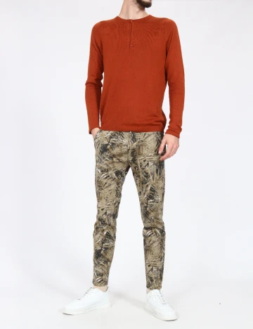 Pantaloni Zara, kaki