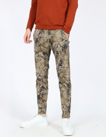 Pantaloni Zara, kaki