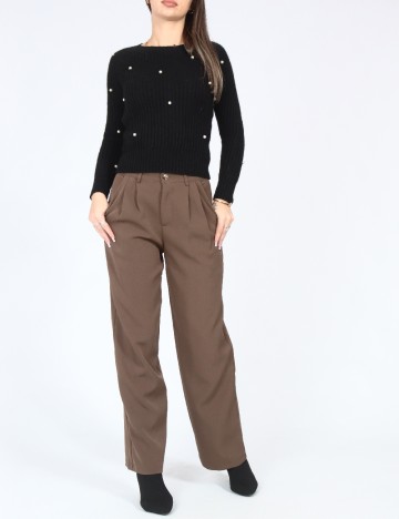 Pantaloni Dazy, maro