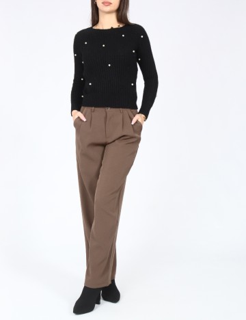 Pantaloni Dazy, maro