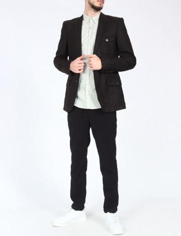 Sacou Zara, maro inchis