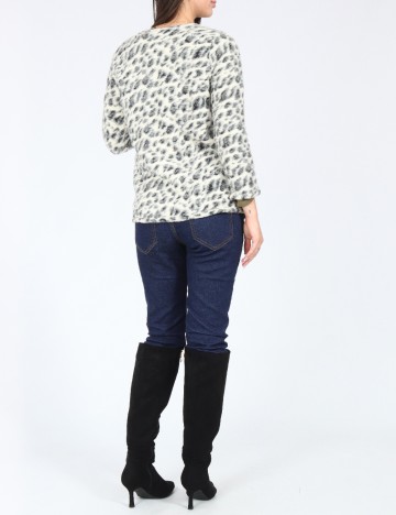 Jacheta Zara, alb/negru