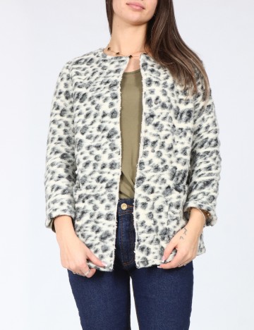 
						Jacheta Zara, alb/negru