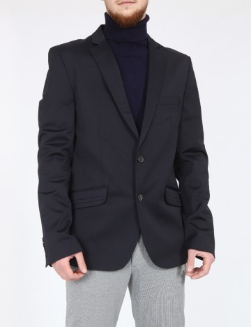 
						Sacou Zara, bleumarin inchis