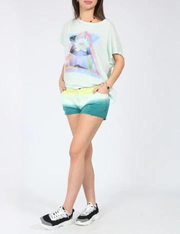 Pantaloni scurti Zara, mix culori