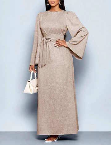 Rochie lunga SHEIN, bej