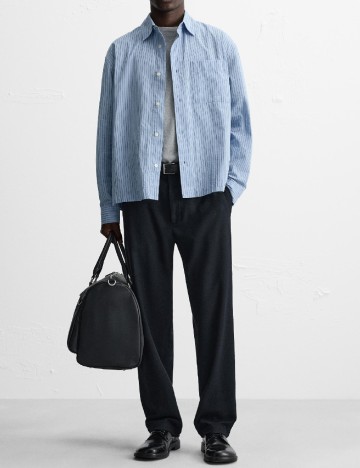 
						Camasa Zara, albastru