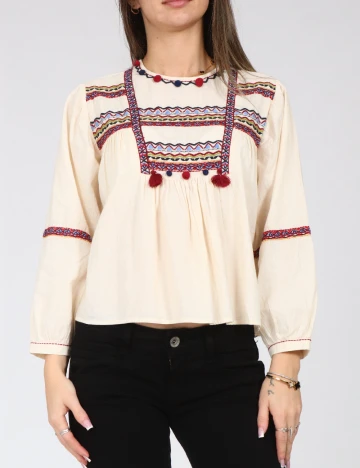 Bluza Zara, crem