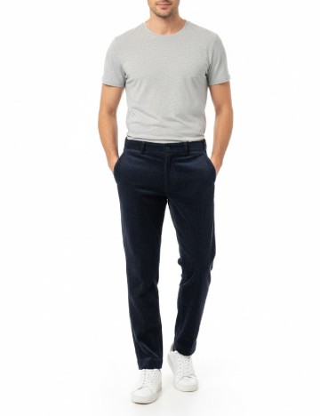 
						Pantaloni Zara, bleumarin inchis