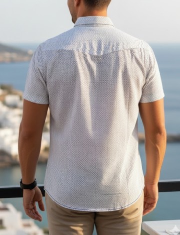 Camasa Pull&Bear, alb