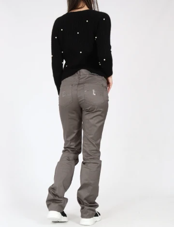 Pantaloni Zara, gri inchis