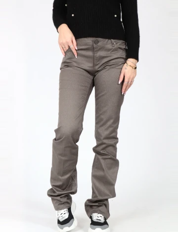 Pantaloni Zara, gri inchis