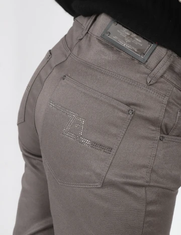 Pantaloni Zara, gri inchis