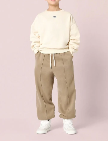 Pantaloni SUMWON, maro deschis