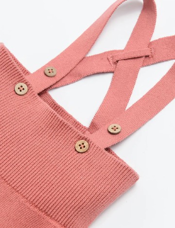 Salopeta Cool Club, roz pudra