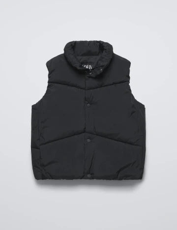 Vesta impermeabila Zara, negru