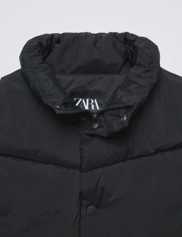 Vesta impermeabila Zara, negru