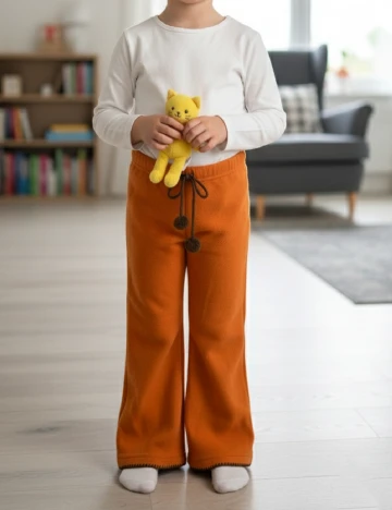 Pantaloni Zara, portocaliu