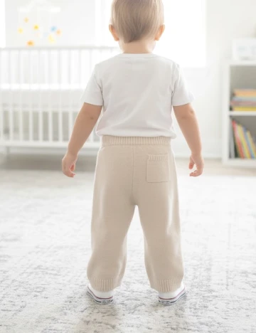 Pantaloni Zara, ecru