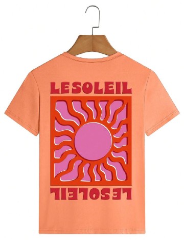 Tricou SHEIN, portocaliu