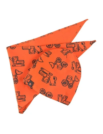 Set caciula si bandana Cool Club, portocaliu