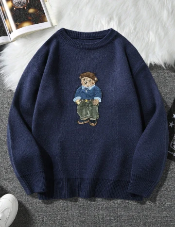 Pulover SHEIN, bleumarin