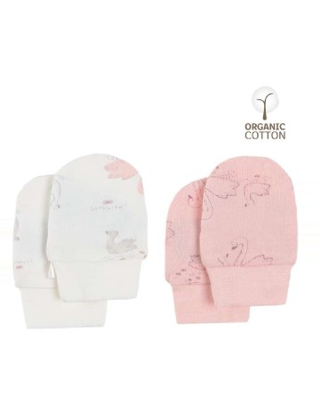 
						Set manusi 2 perechi Cool Club, alb/roz