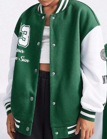 
						Jacheta Shein Kids, verde