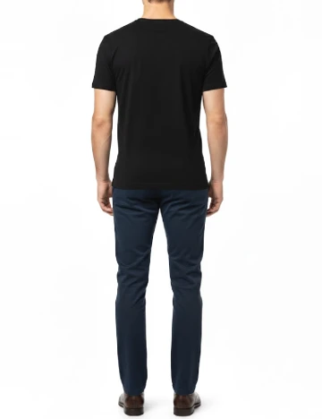 Pantaloni Pull&Bear, bleumarin