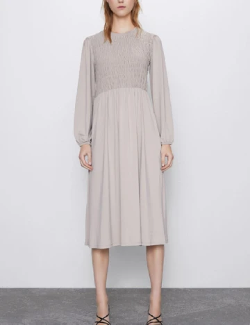 Rochie medie Zara, bej