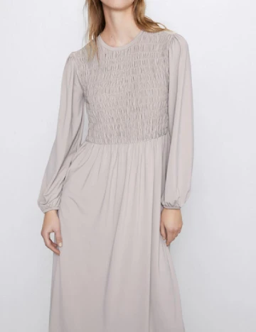 Rochie medie Zara, bej