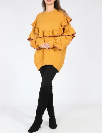 Bluza Oversize Bershka, galben