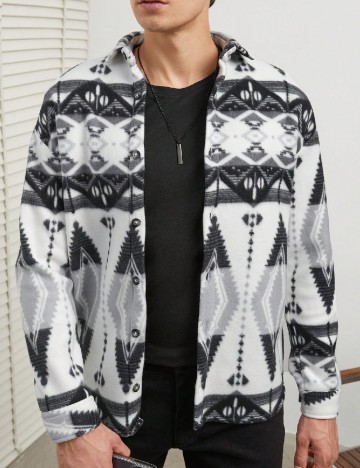 
						Jacheta SHEIN, alb/negru