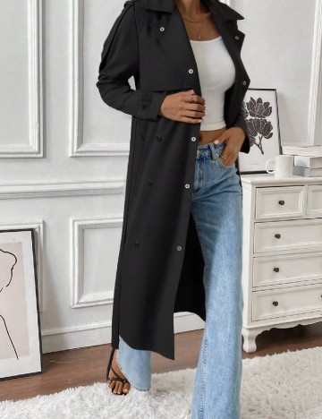 
						Trench SHEIN, negru