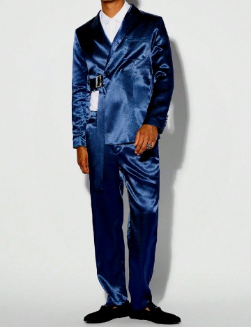 
						Costum SHEIN, bleumarin