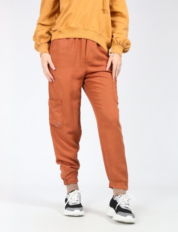 Pantaloni Zara, maro