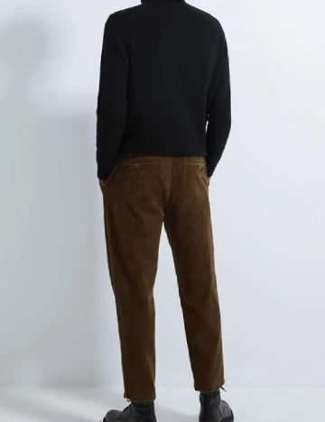 Pantaloni Zara, maro