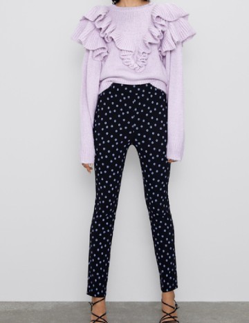 
						Pantaloni Zara, negru