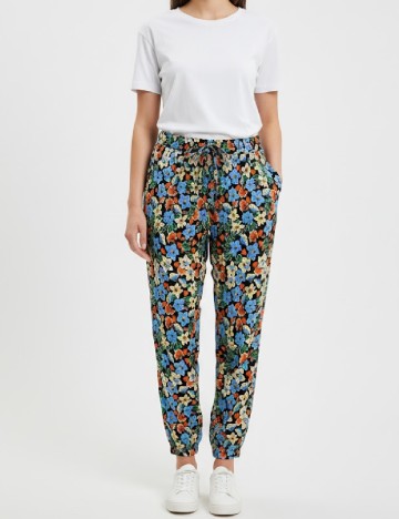 
						Pantaloni Zara, floral